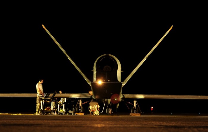 RQ-4 Global Hawk là sản phẩm của Hãng Northrop Grumman được đánh giá là sự kỳ diệu của công nghệ Không quân Mỹ.